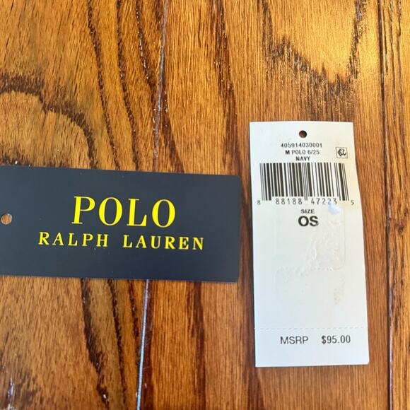 Polo Ralph Lauren Men's Wallet Credit Card Case Crest Pony Canvas Leather NEW - Picture 8 of 12
